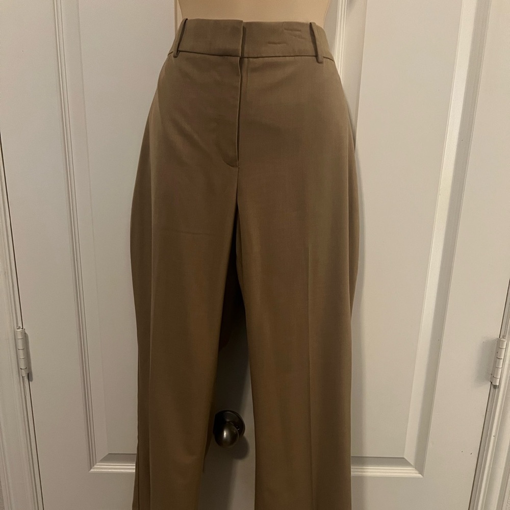 Ann Taylor size 12, tan women’s slacks pants. Excellent condition